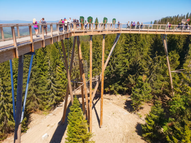 Treetop walk Bachledka, Slovakia 2018-9